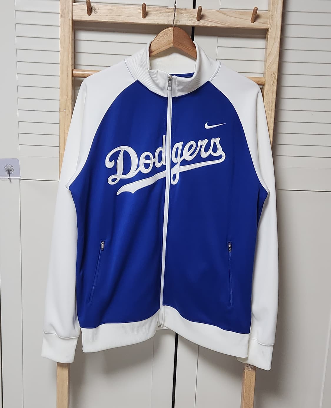XL 나이키 LA 다저스 흰파 트레이닝 져지 자켓 NBA 상품이미지4