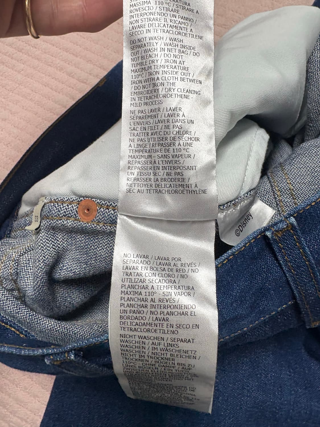 구찌와 디즈니 콜라보 데님 팬츠 33 상품이미지6