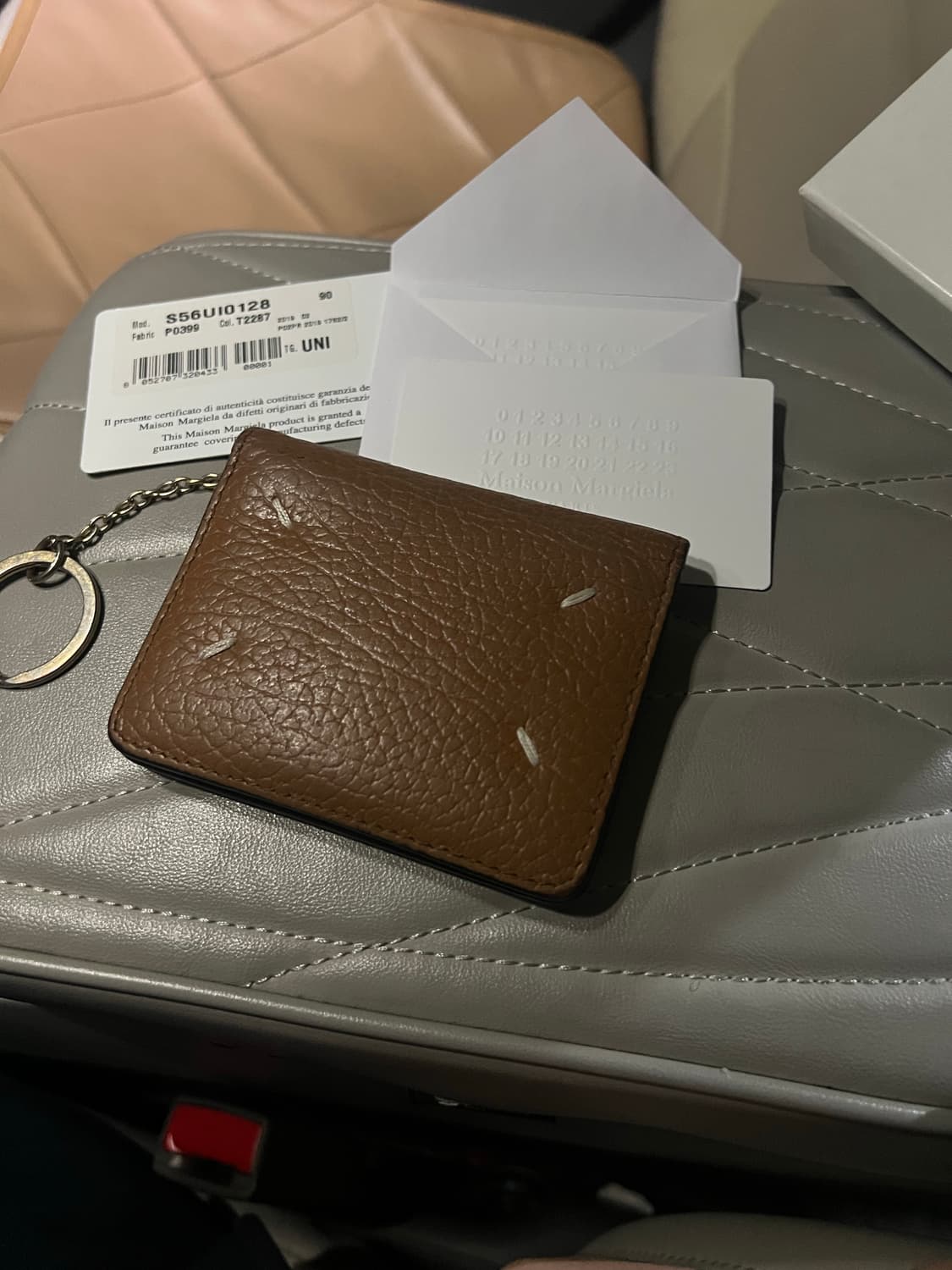 마르지엘라 브라운레더 키링 지갑  상품이미지1