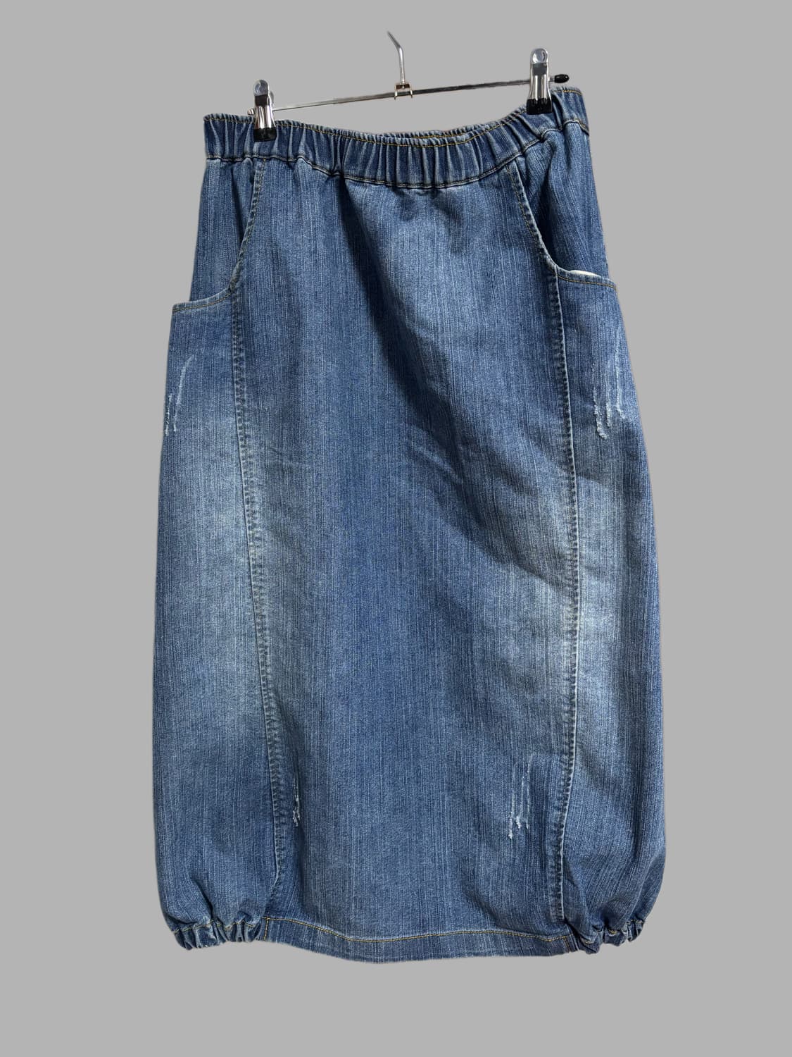 빈티지 데님 벌룬 스커트 상품이미지1