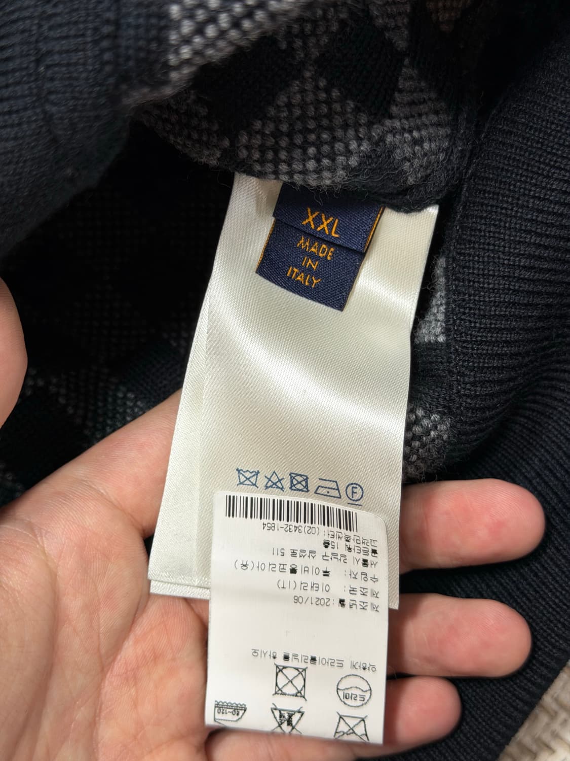 루이비통 다미에 LV 니트집업 자켓 상품이미지3