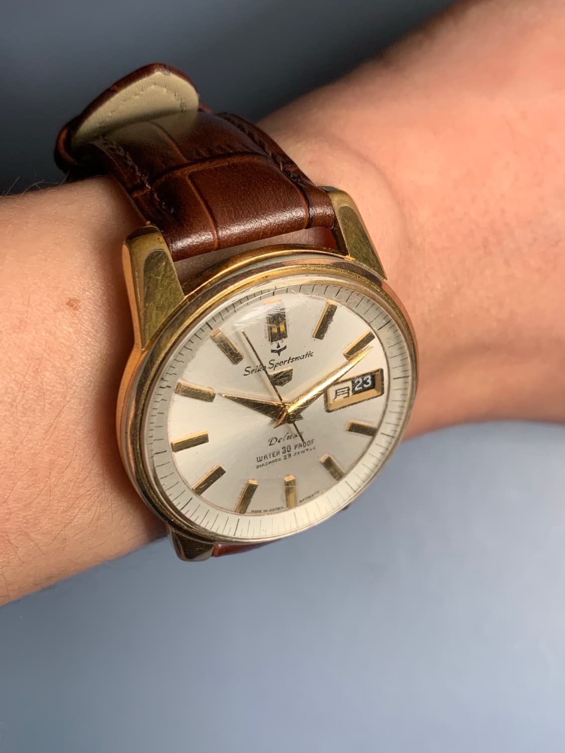 세이코 오토메틱 스포츠매틱 디럭스(Gold Plated 1964) 상품이미지8