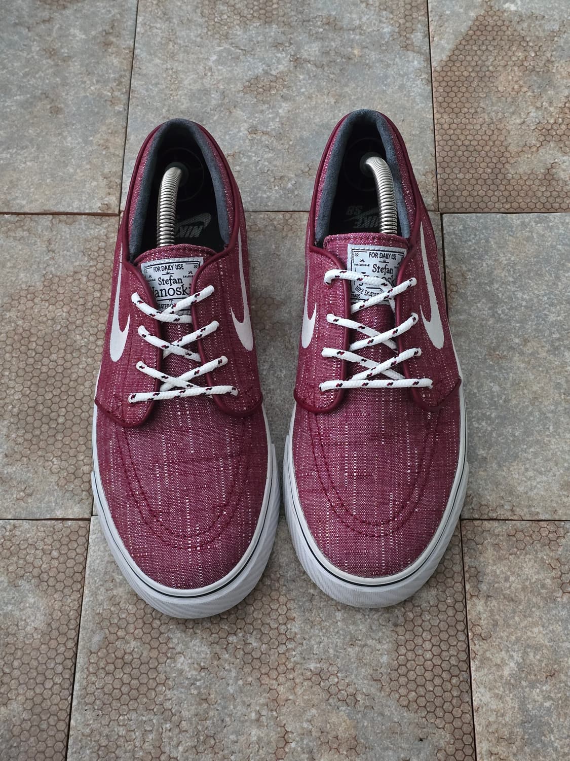 (255)나이키 sb 스테판 야노스키 캔버스 버건디  상품이미지2