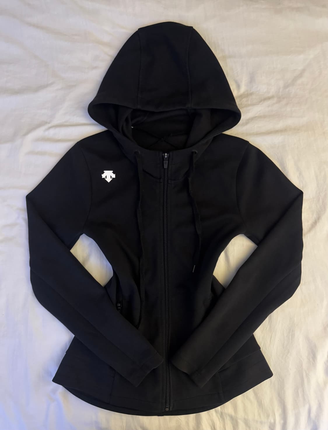 데상트 후드집업 블랙 S 상품이미지1