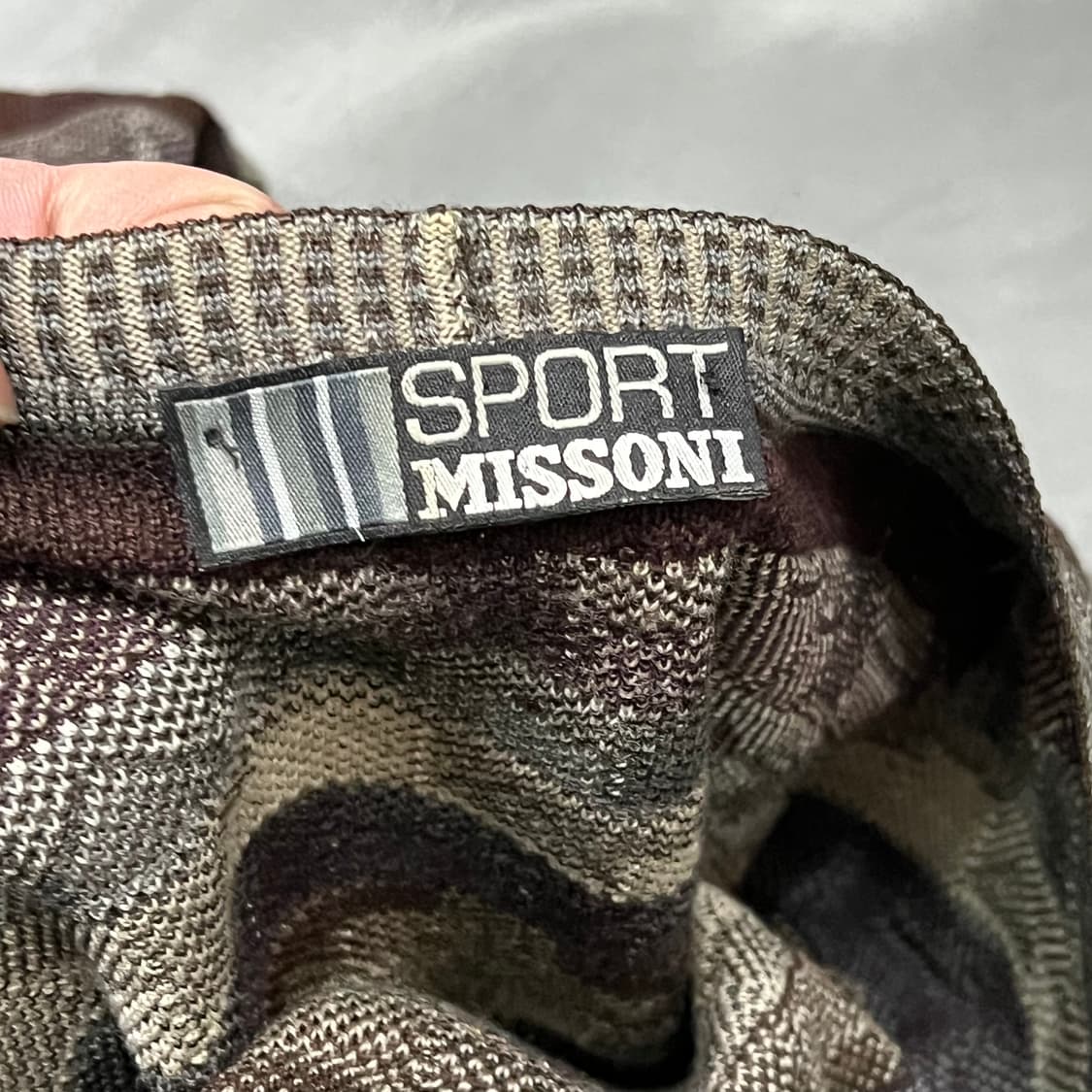  미쏘니 스포츠 패턴 니트 y15507 상품이미지5