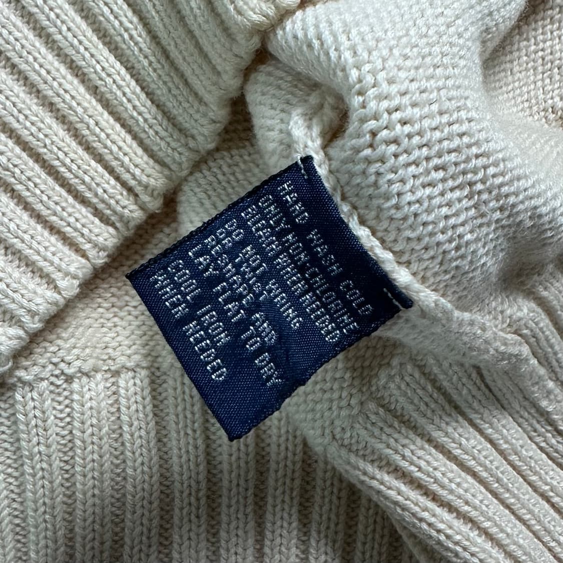 폴로 랄프로렌 아이보리 코튼 니트조끼  상품이미지6