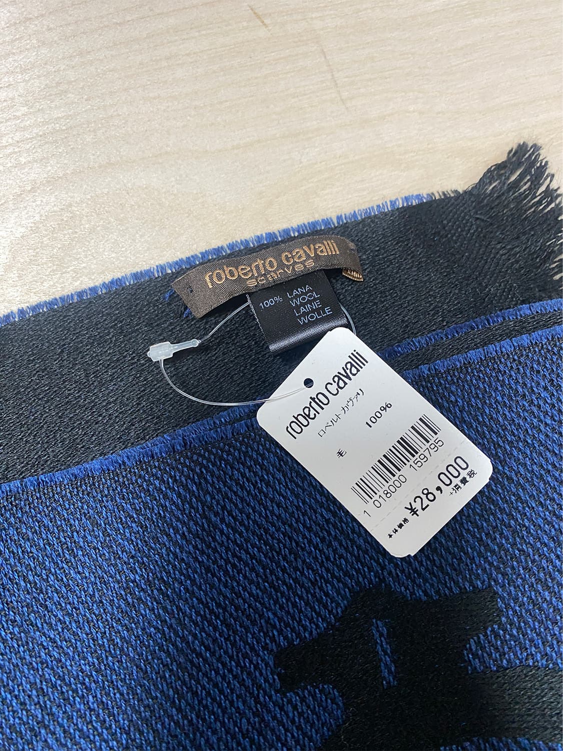 로베르토 카발리 울 머플러 상품이미지8