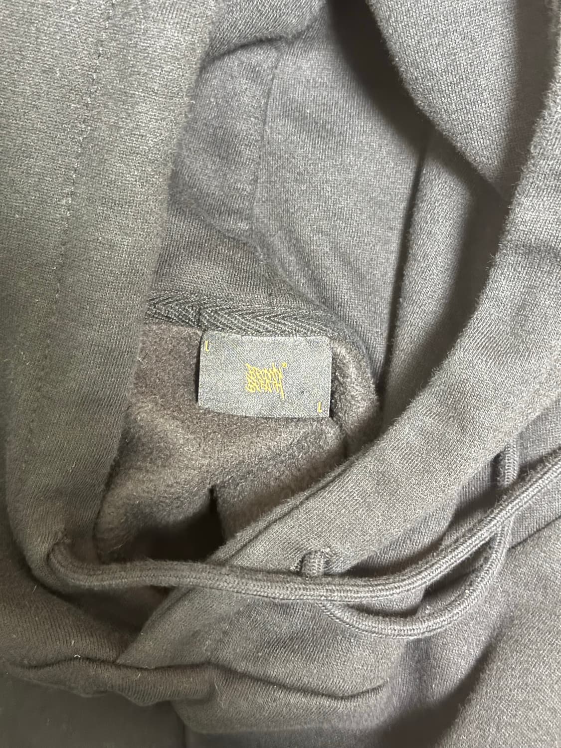 브라운브레스 후드 블랙 L  실착1회 상품이미지2