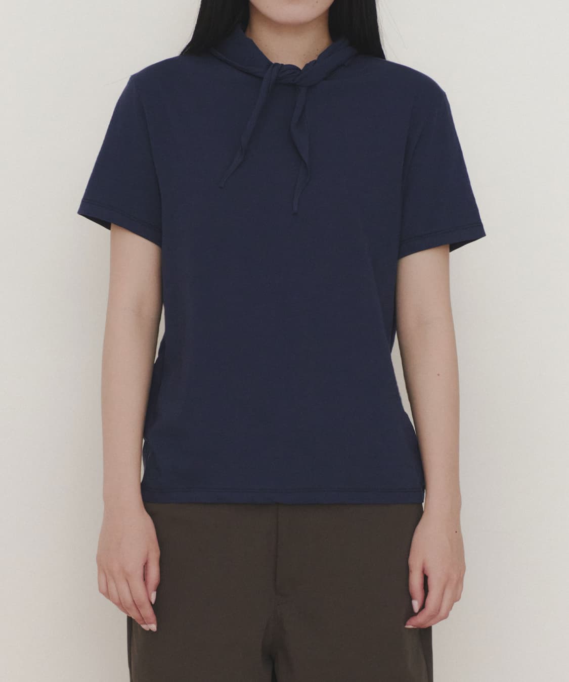 파르트 Scarf t shirts (Navy) 1사이즈 상품이미지1
