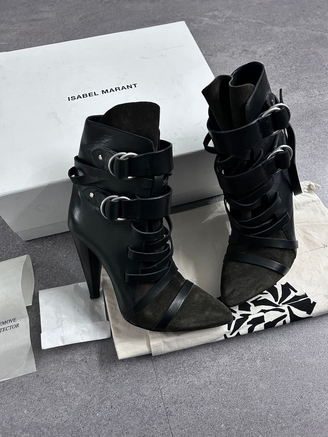 14FW Isabel Marant Strap Lace up Boots 상품이미지4