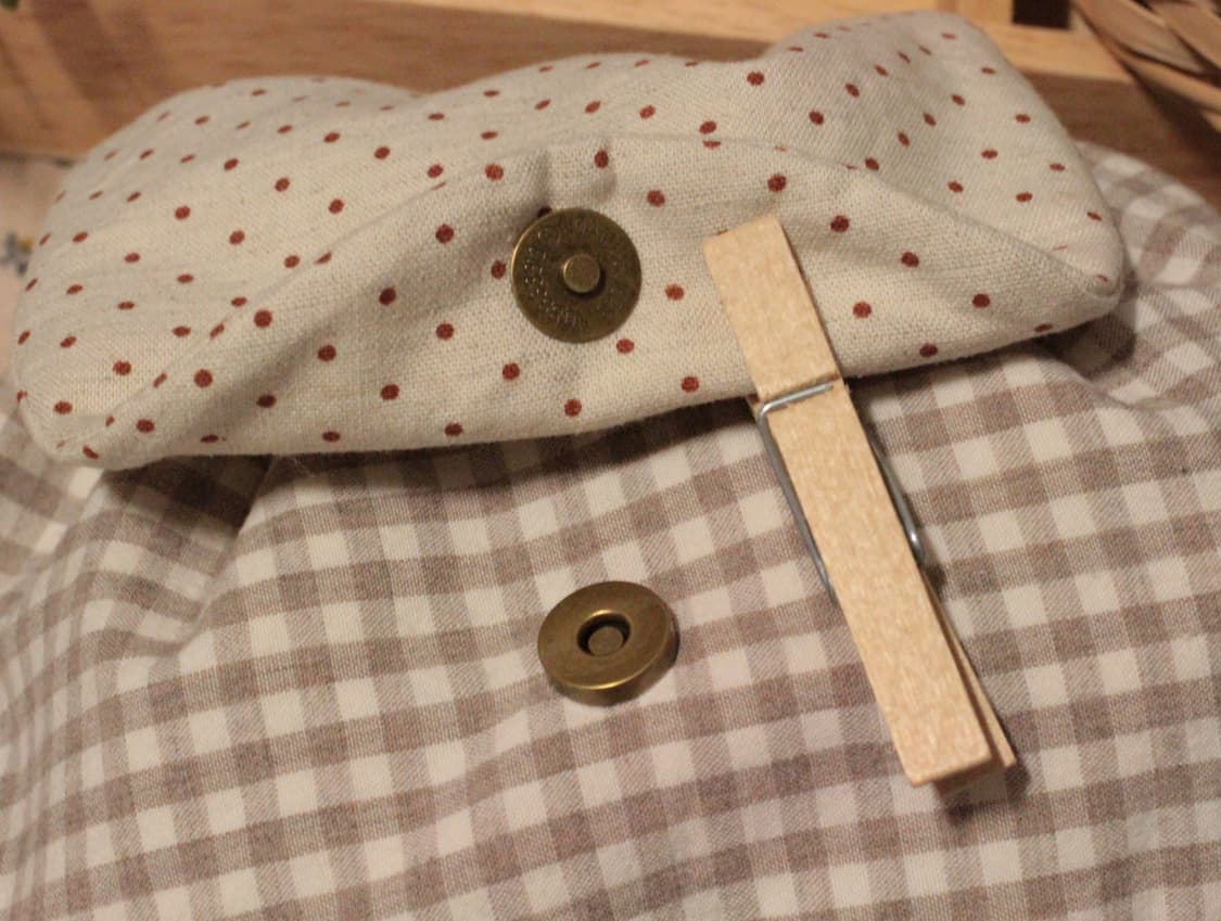 핸드메이드 도트 밴딩 파우치 상품이미지4