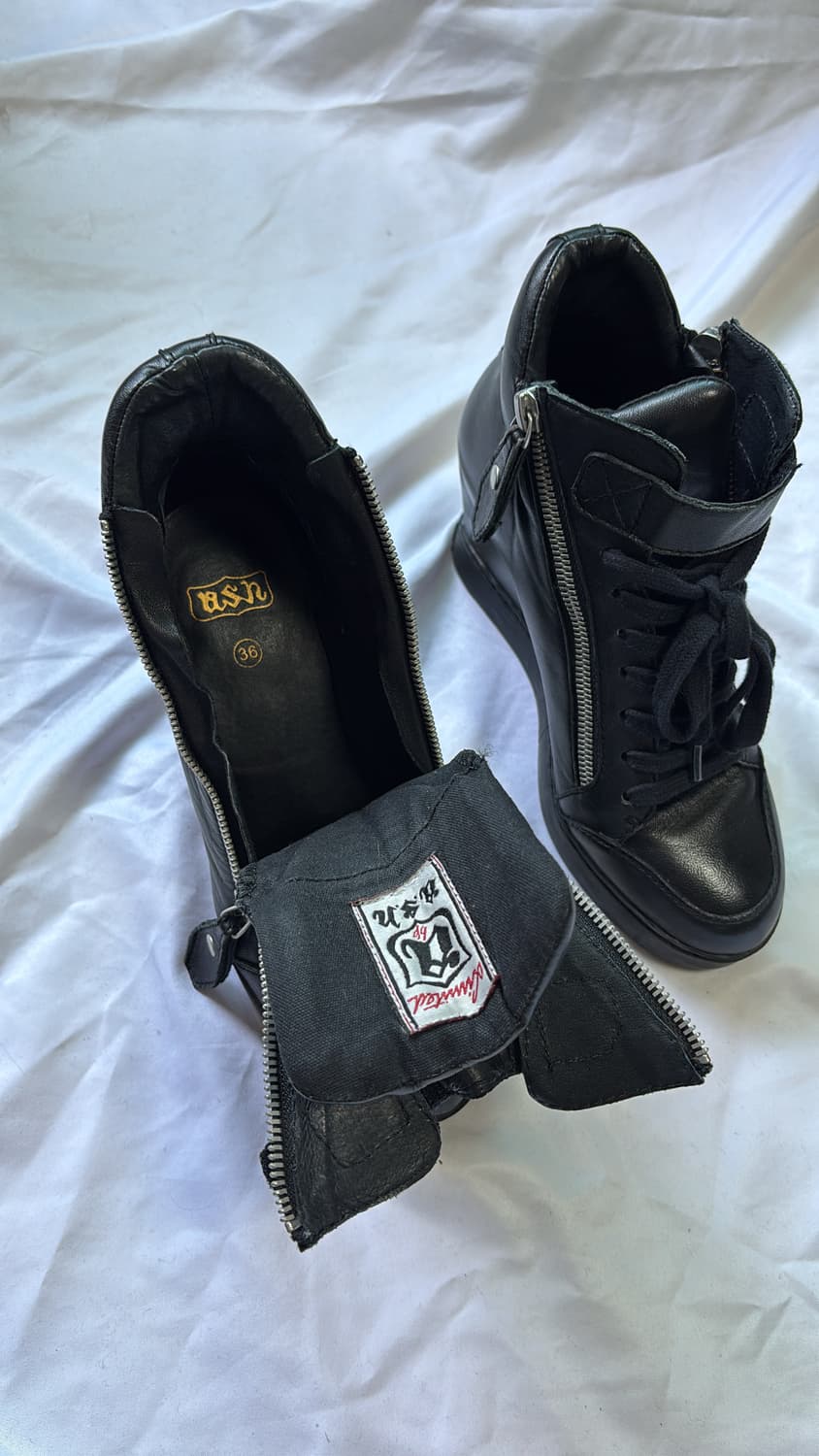 Wedge Zip Sneakers 36 상품이미지5