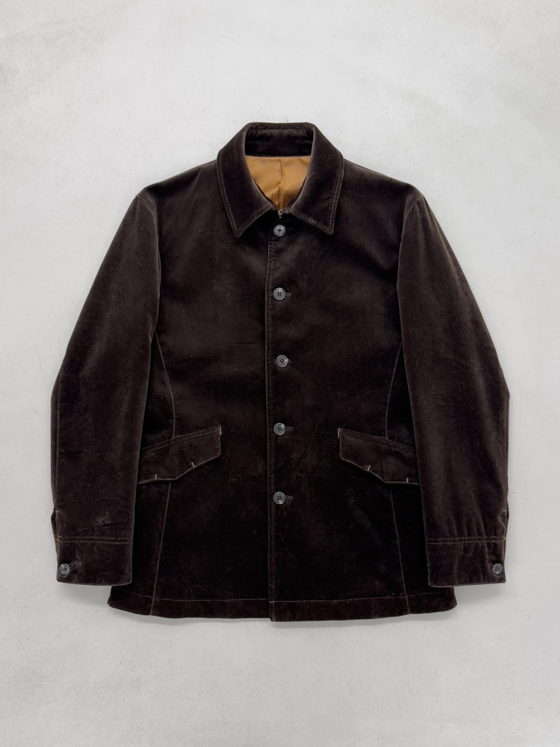 Takeo Kikuchi 프렌치워크 벨벳 자켓 상품이미지1