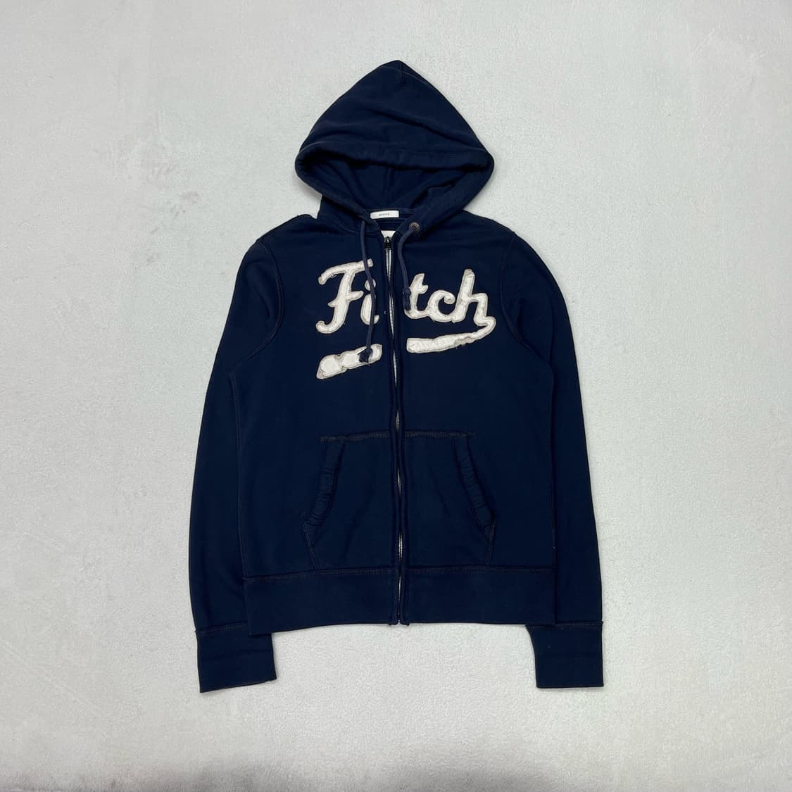 Abercrombie navy hood zip-up 상품이미지5