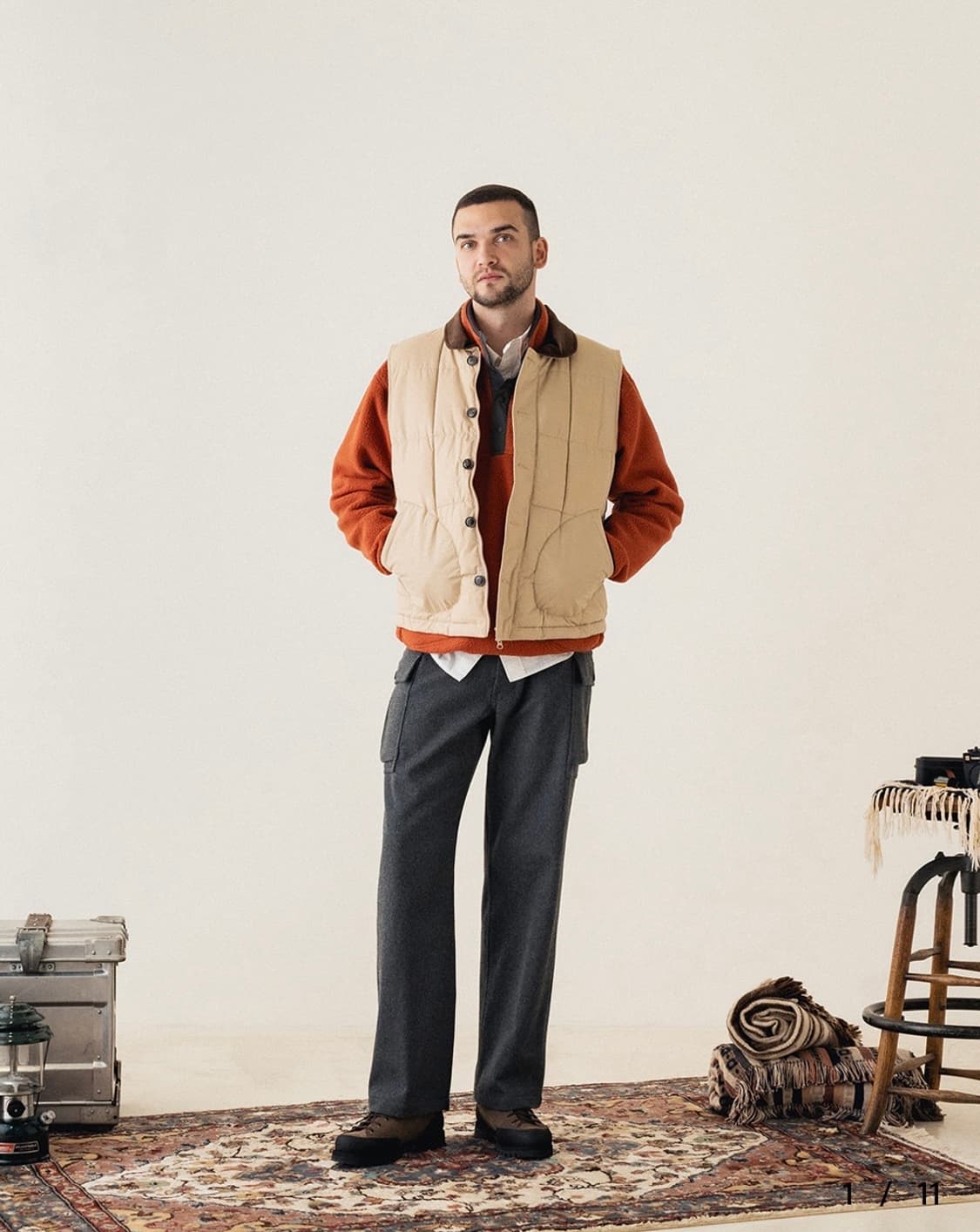 와일드브릭스 패딩 조끼 베스트 (M) 상품이미지3