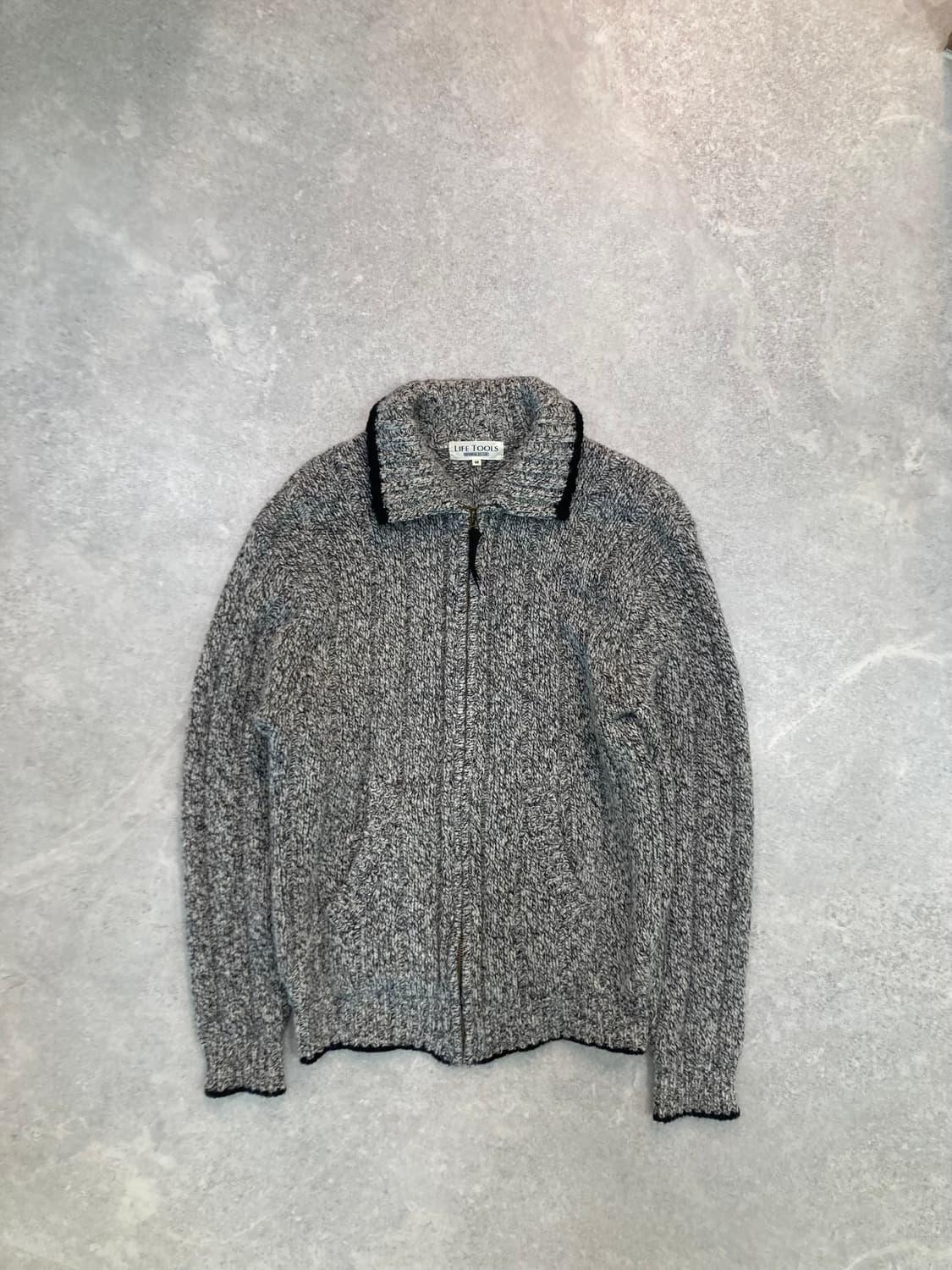 (M) LIFE TOOLS 헤비울 니트집업 상품이미지4