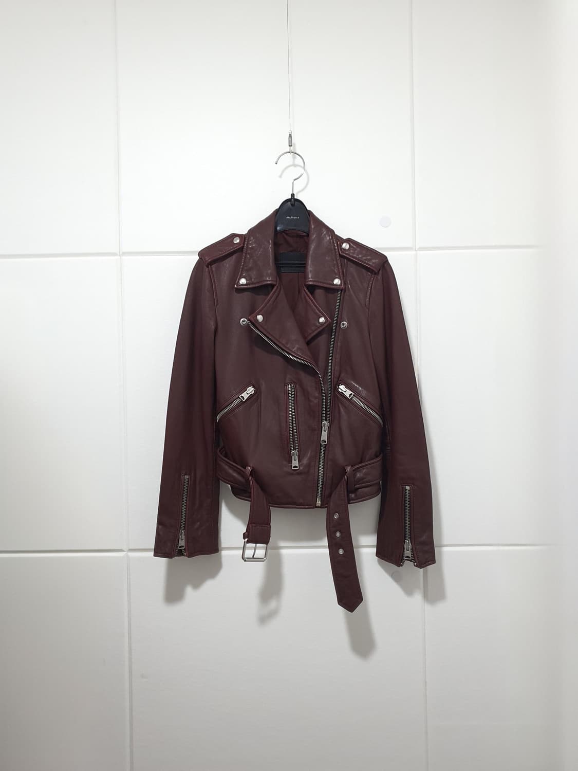 올세인츠 발펀 바이크 가죽 자켓 사이즈 EU32
 상품이미지4