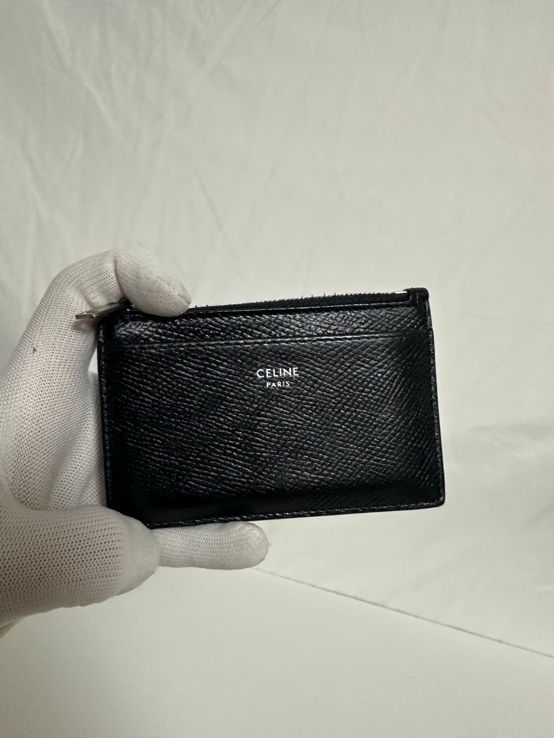 셀린느 지퍼 카드지갑 블랙 (OS) 상품이미지2