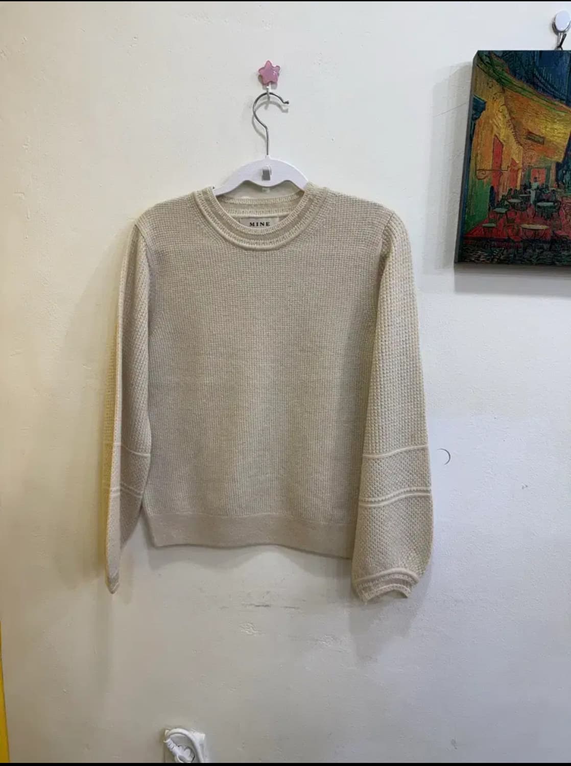 MINE 니트 투피스 세트 / 크림베이지 (FREE) 상품이미지3