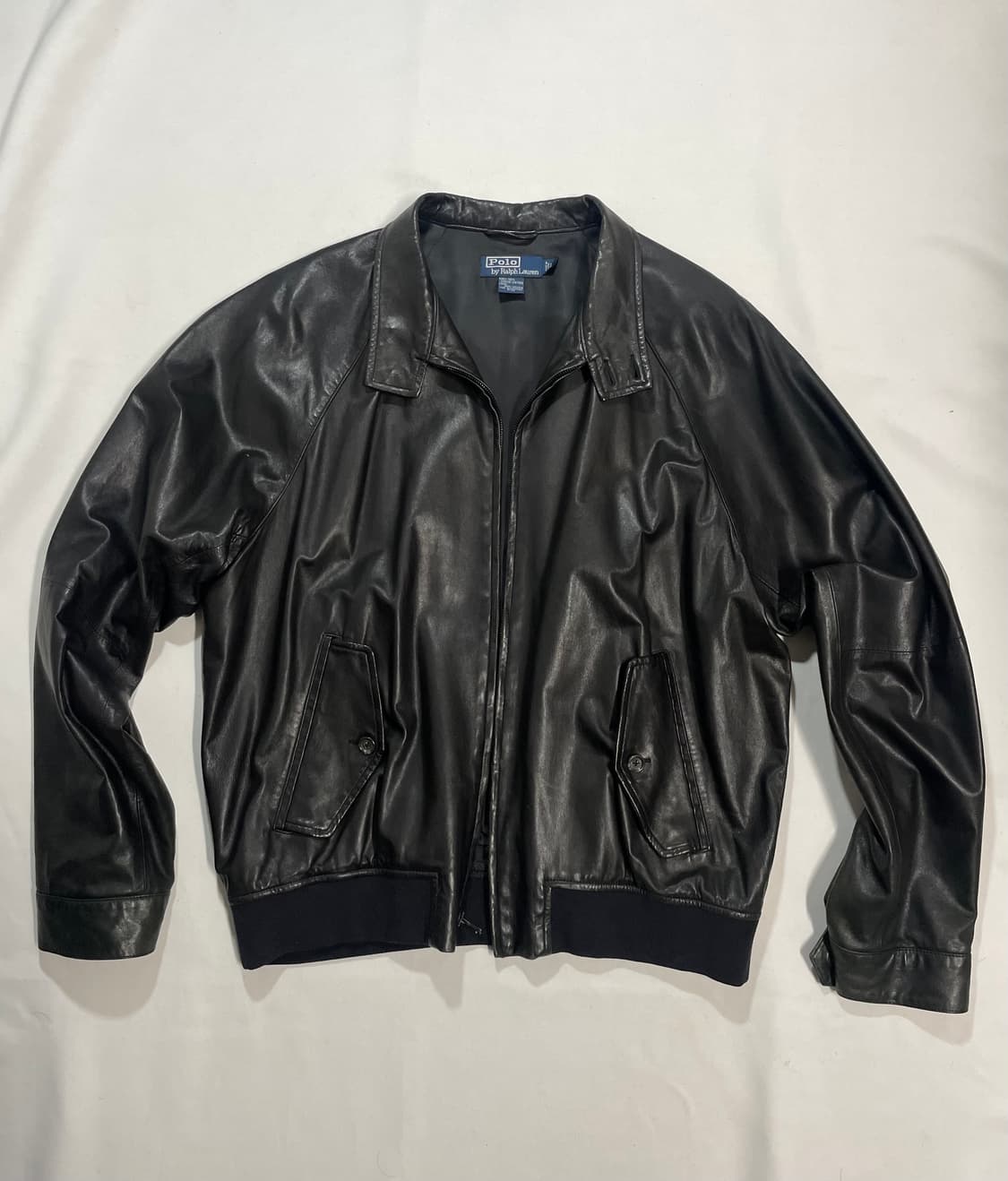 90‘s 랄프로렌 폴로 램스킨 바라쿠타 자켓 상품이미지2