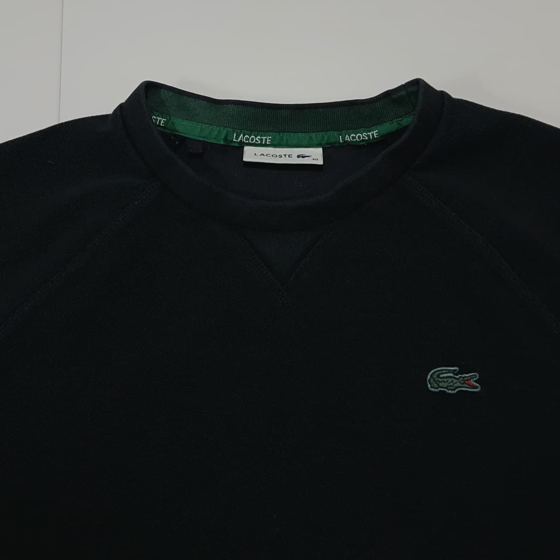 [정품] 라코스테 블랙 패치로고 맨투맨 [ 40 ] 상품이미지3