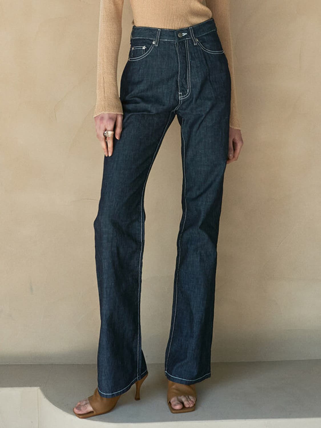 ouie 린넨 데님 상품이미지1