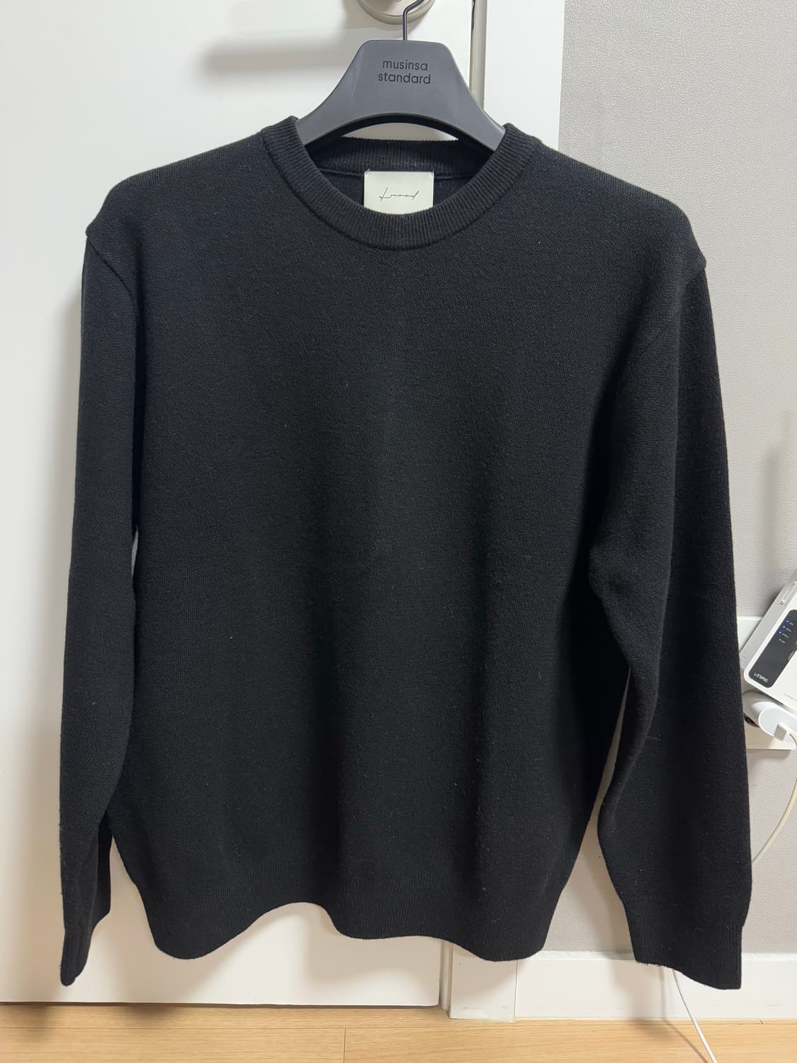 엘무드 엘프 캐시미어니트 블랙 44 95 상품이미지3