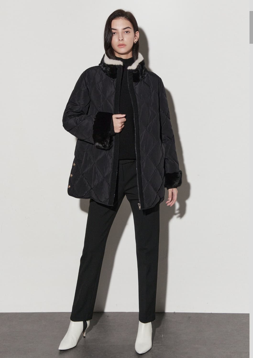 아이잗컬렉션 밍크스트리밍 구스다운 퀼팅 패딩 (최고가의 패딩) 상품이미지3