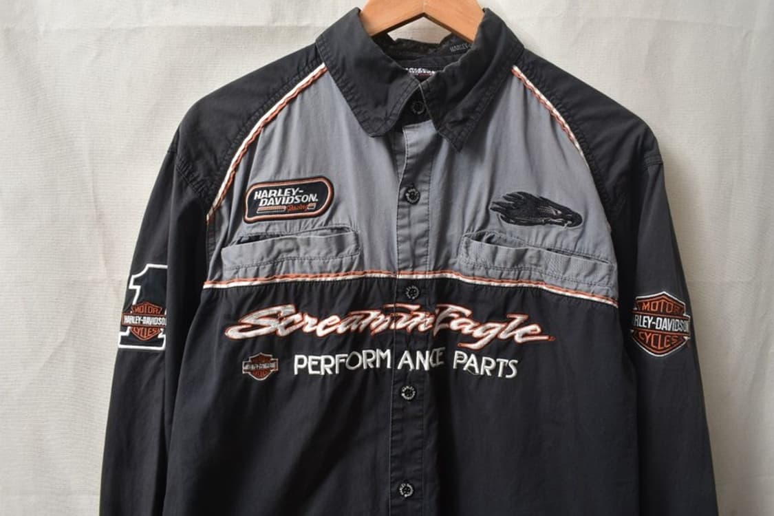할리데이비슨 레이싱 셔츠 L M0147 상품이미지3