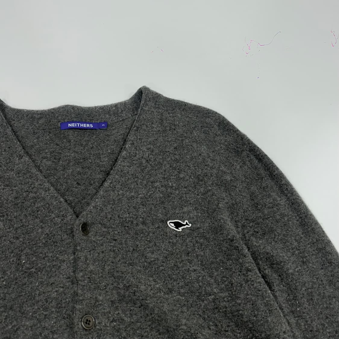 Neithers 네이더스 차콜 니트 가디건 상품이미지4