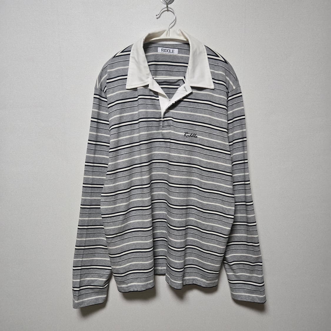 Riddle 리들 스트라이프 카라 티셔츠 / 남성 티셔츠/ 여성 티셔츠 상품이미지2