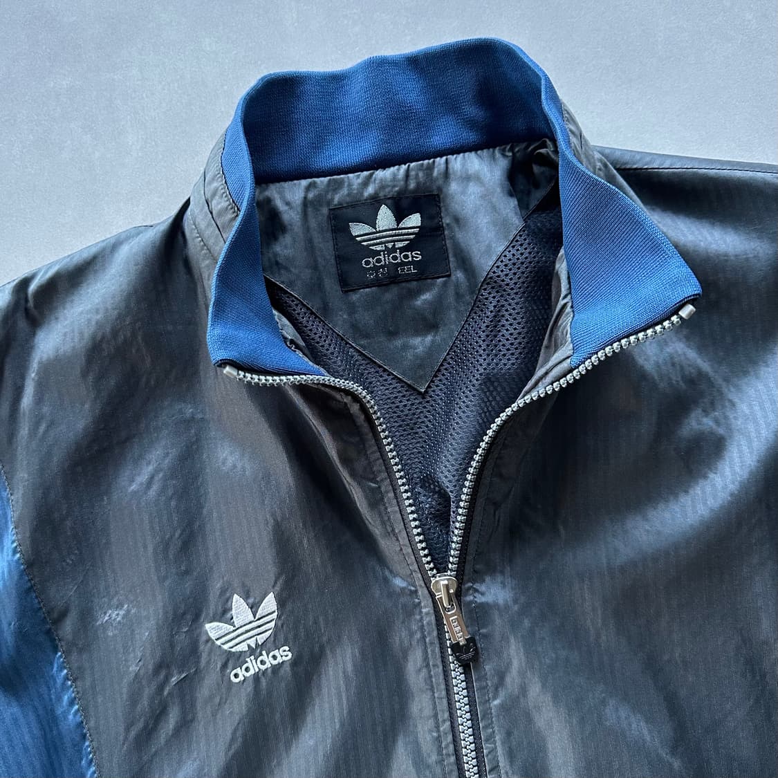 [XL]아디다스 80s 제우교역 올드스쿨 실버 바람막이 상품이미지9
