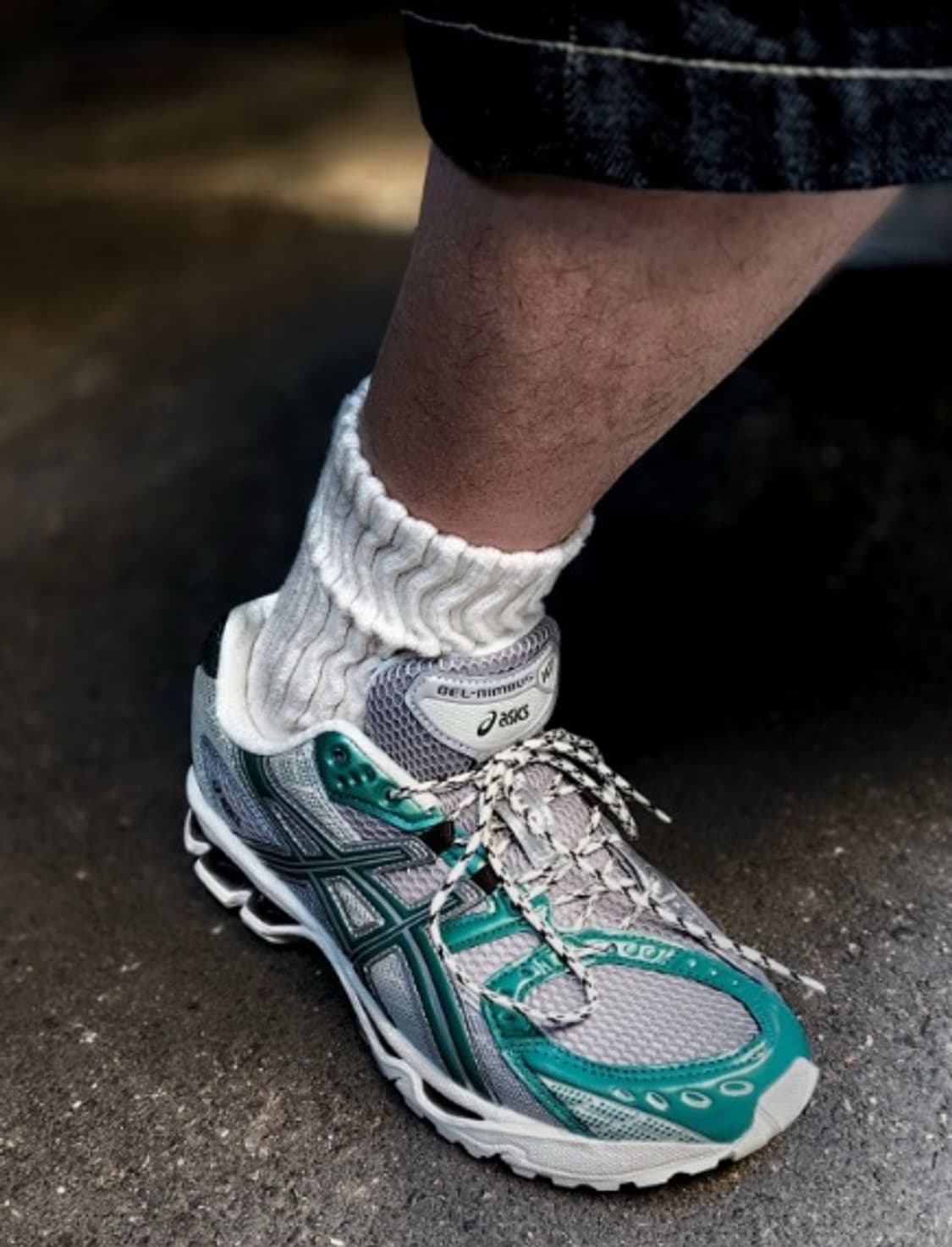 [275]아식스 젤님버스10.1 토모 실버그린메탈릭 TOMO  상품이미지1