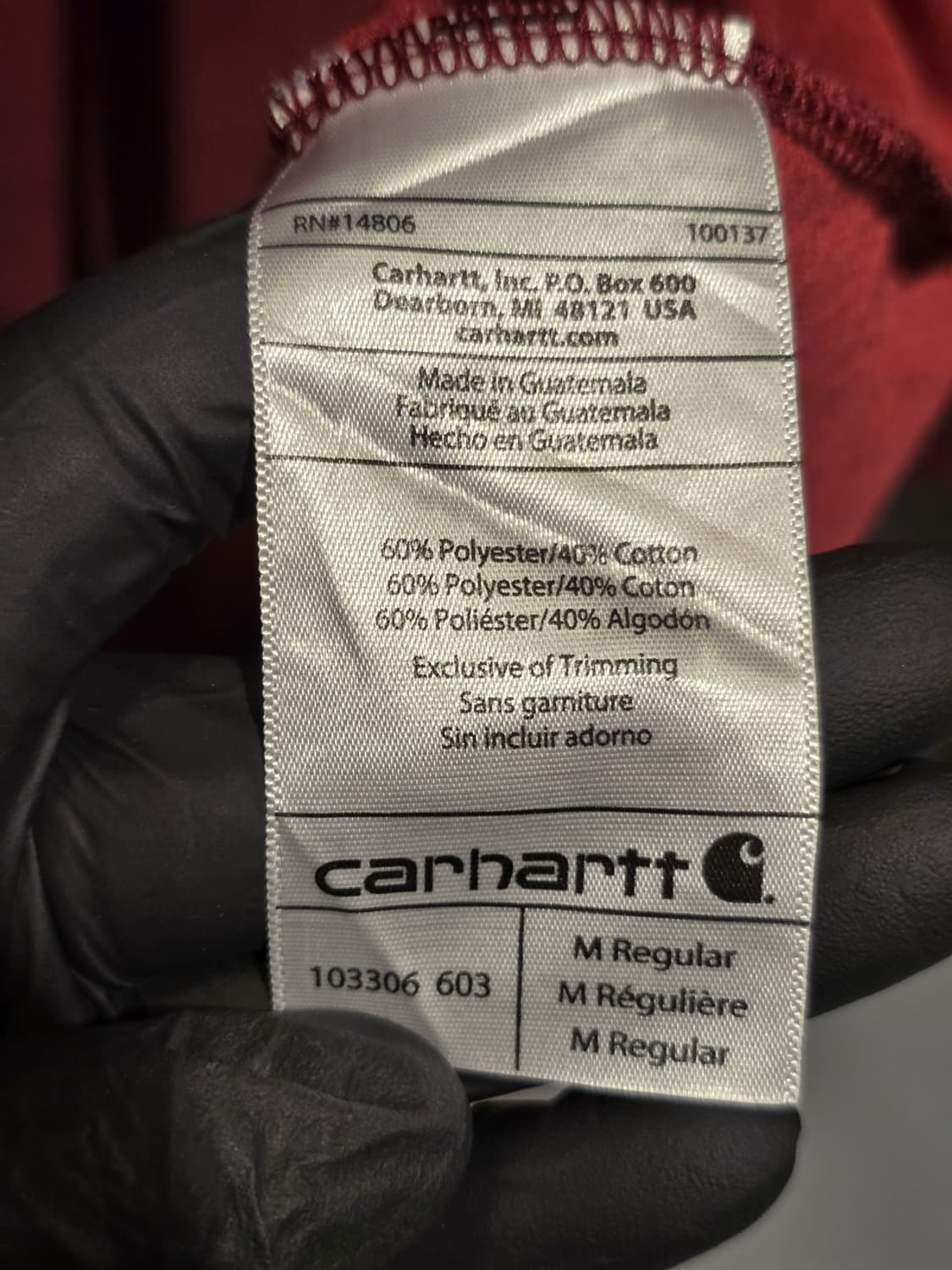 Carhartt Long SleeveT-shirt(Relaxed Fit) 상품이미지6