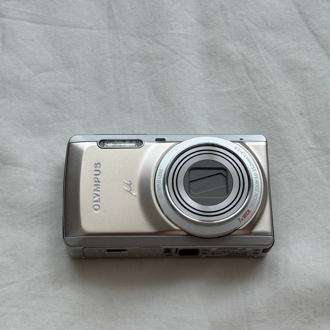 작례⭕️ 올림푸스 뮤 7040 Olympus 베이지 디카 디지털카메라 상품이미지3