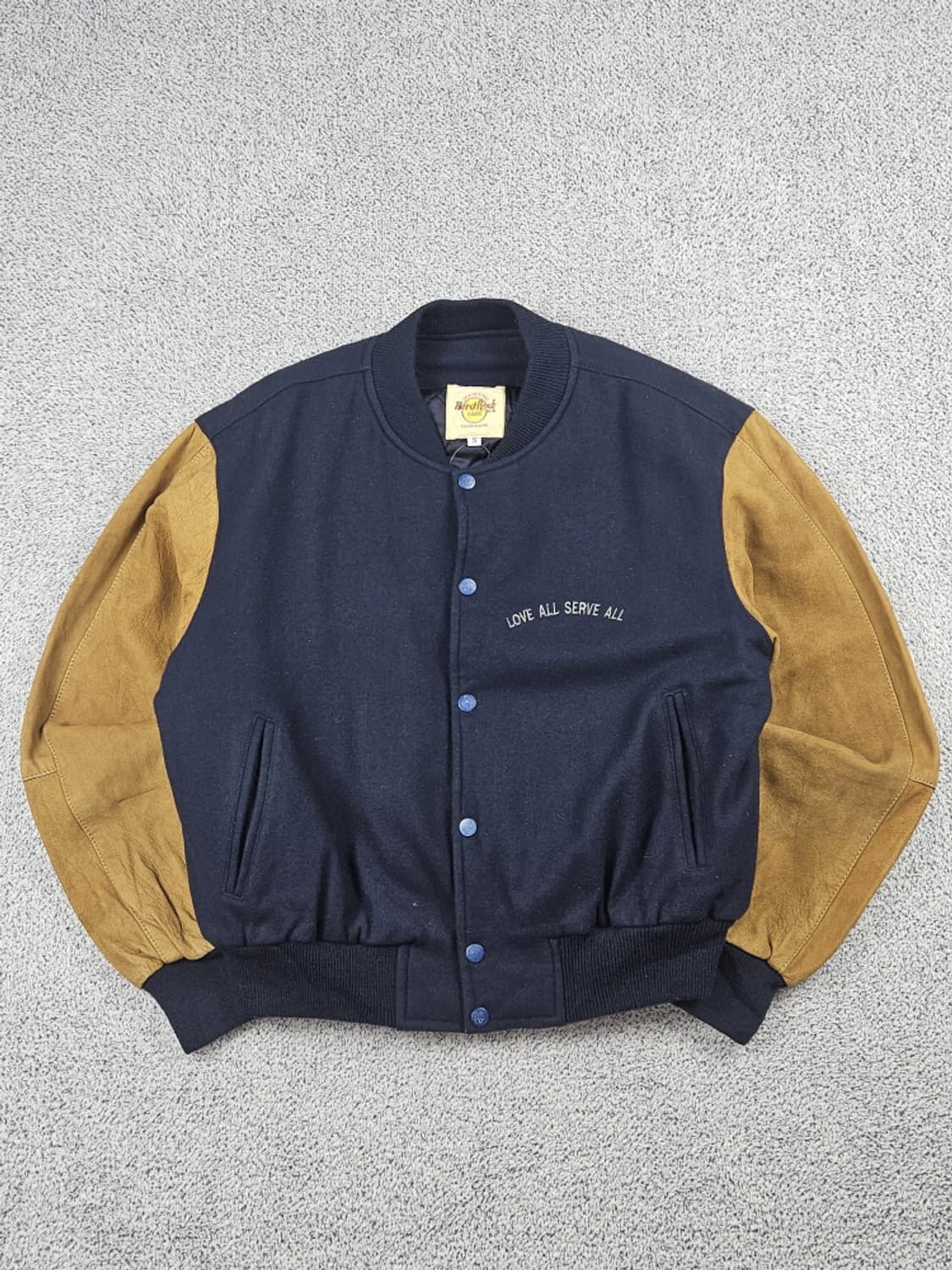 90's 하드락카페 코수멜 배색 바시티 자켓 ( S ) / 10101 상품이미지2