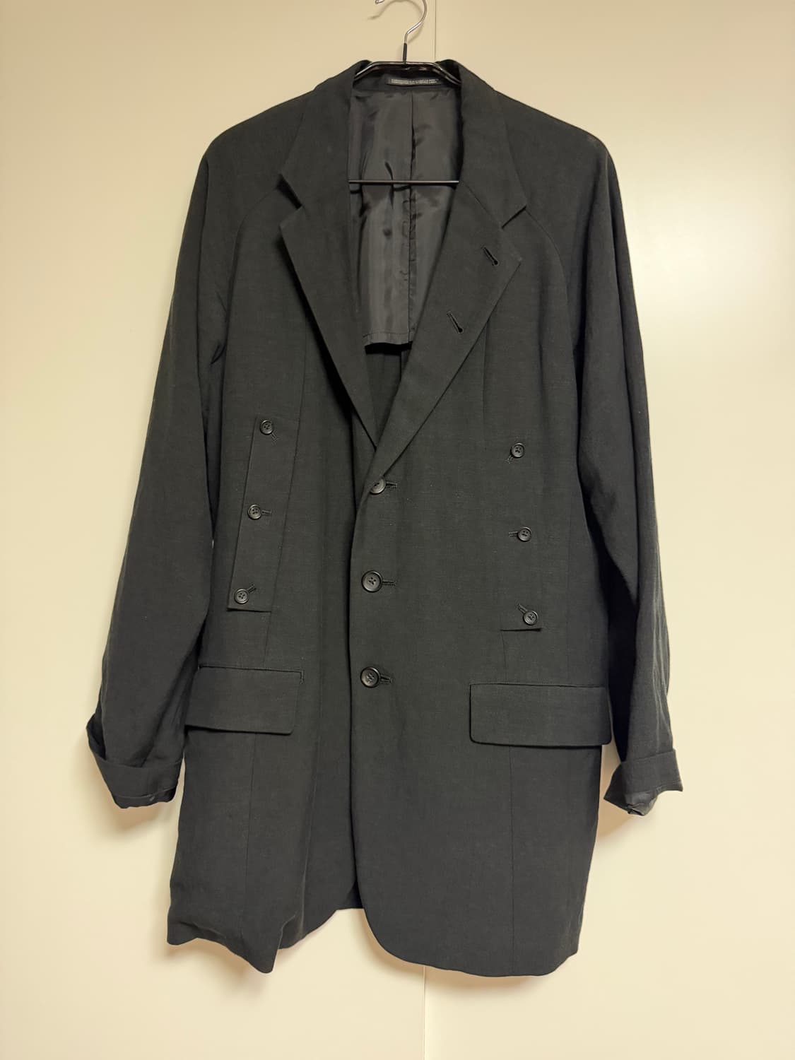 요지 야마모토 2008  아카이브 실크 롱 자켓 상품이미지1