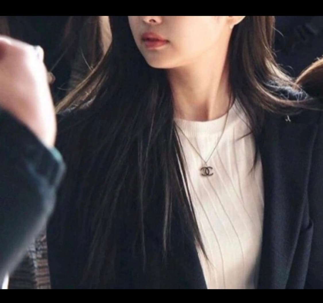 샤넬 cc 실버 딸기우유 목걸이(양면)!! 상품이미지3