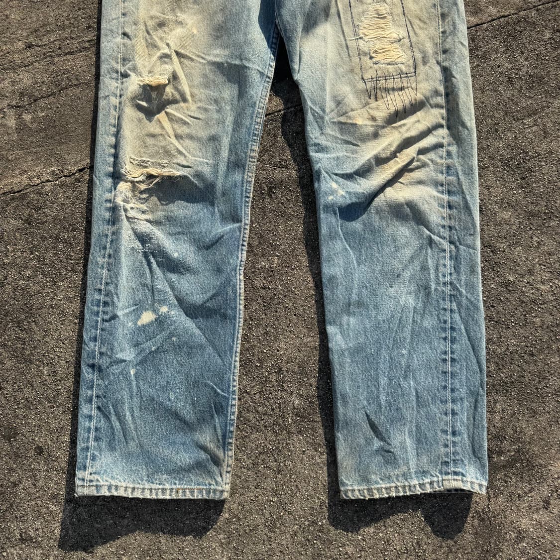 [34] 90s 리바이스 501 커스텀 데님 팬츠 상품이미지5