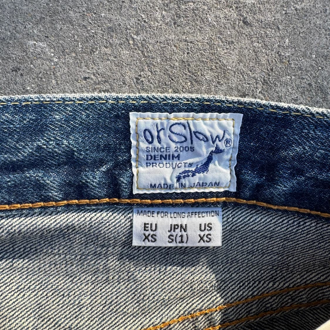 오어슬로우 JPN 107 데님 팬츠 상품이미지8