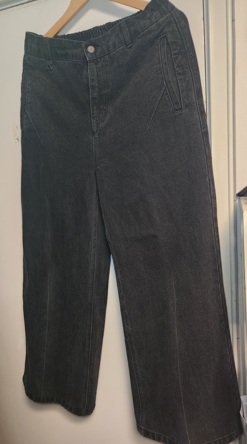 24fw 지오송지오 와이드 데님 팬츠 흑청 82 상품이미지1