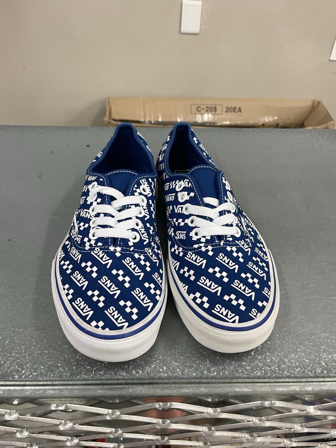 반스 로고 어센틱 블루 265 상품이미지5