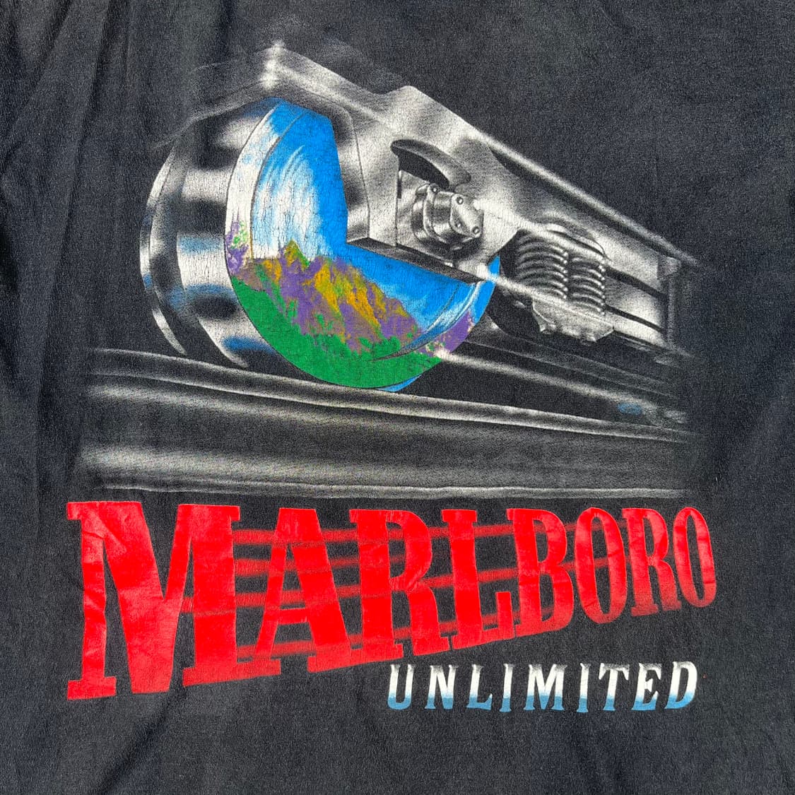 빈티지 말보로 언리미티드 트레인 포켓 반팔티 상품이미지7