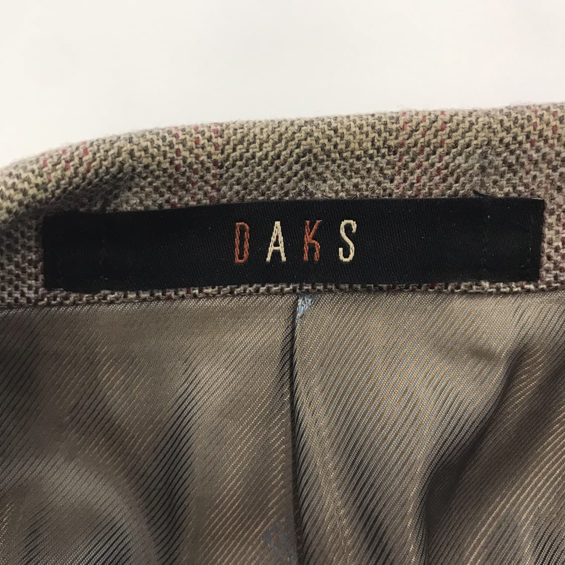 닥스 DAKS 울100프로 체크모직자켓 [103] 상품이미지6