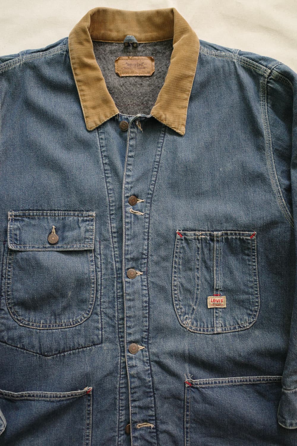 90s 리바이스 데님 커버올 자켓 상품이미지2