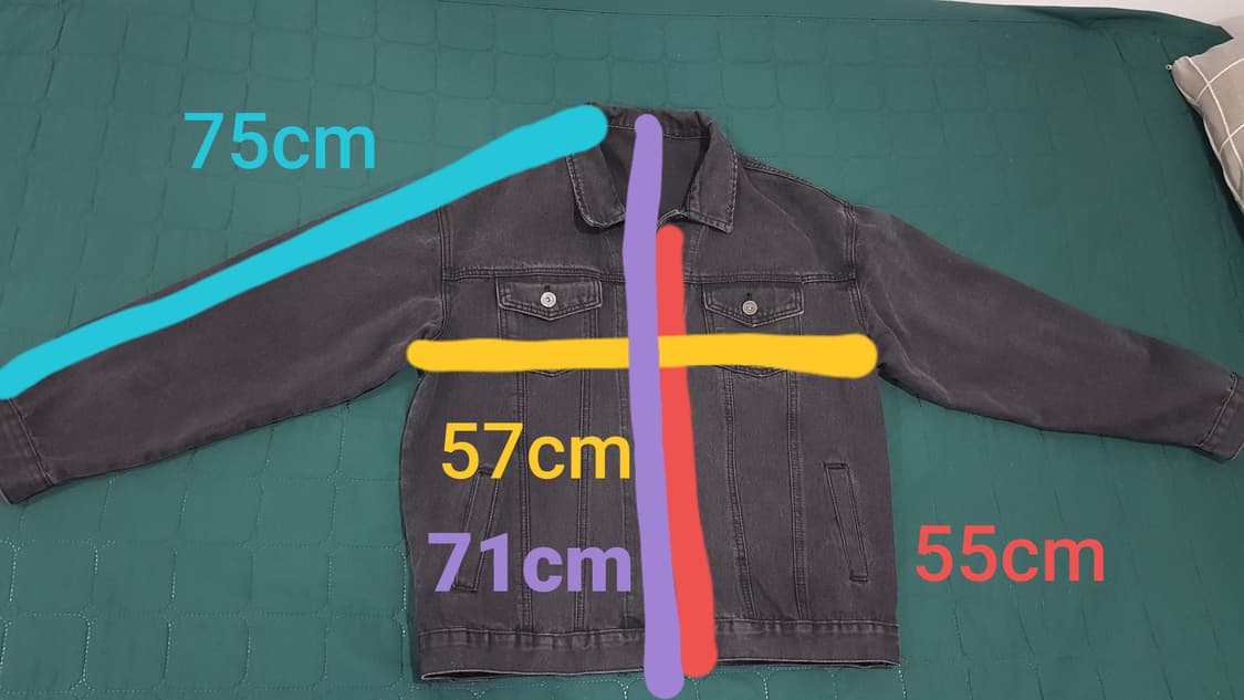 [옷장정리] 블랙 데님 자켓 청자켓 상품이미지4