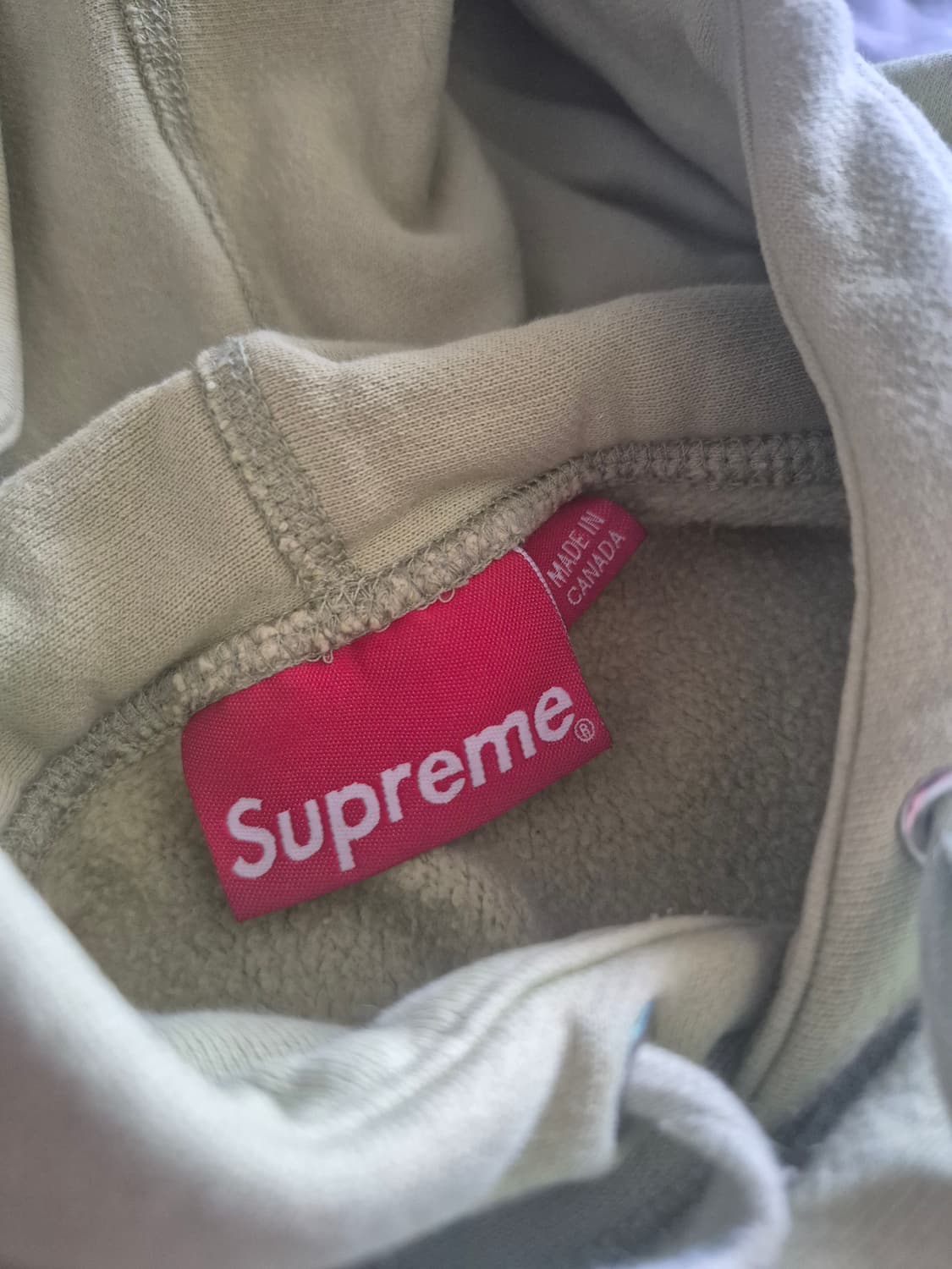 슈프림 16FW 박스로고 후드티 세이지 XL 상품이미지4