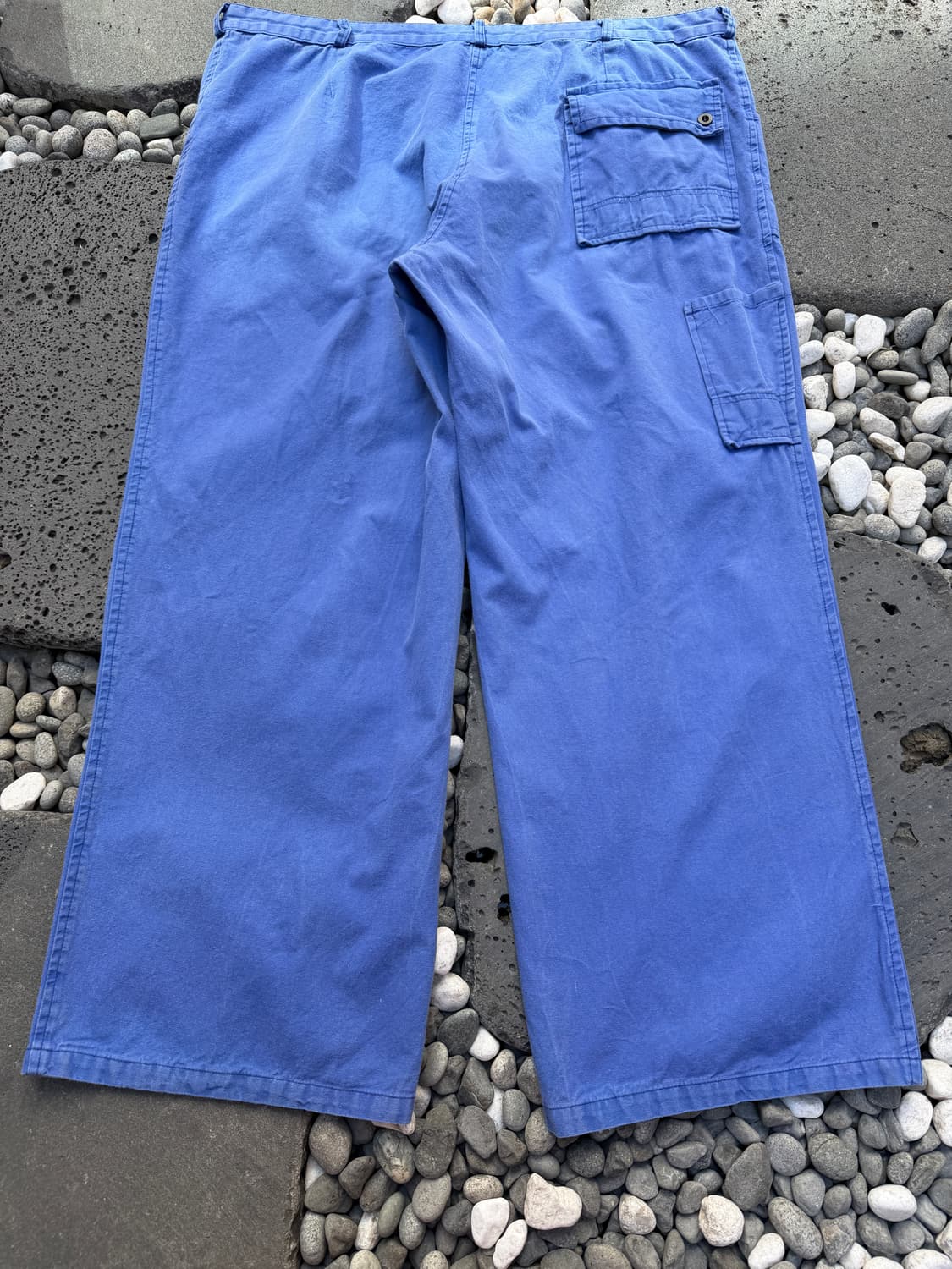1980s FADED BLUE WIDE LEG 카펜터 프렌치워크팬츠 상품이미지8