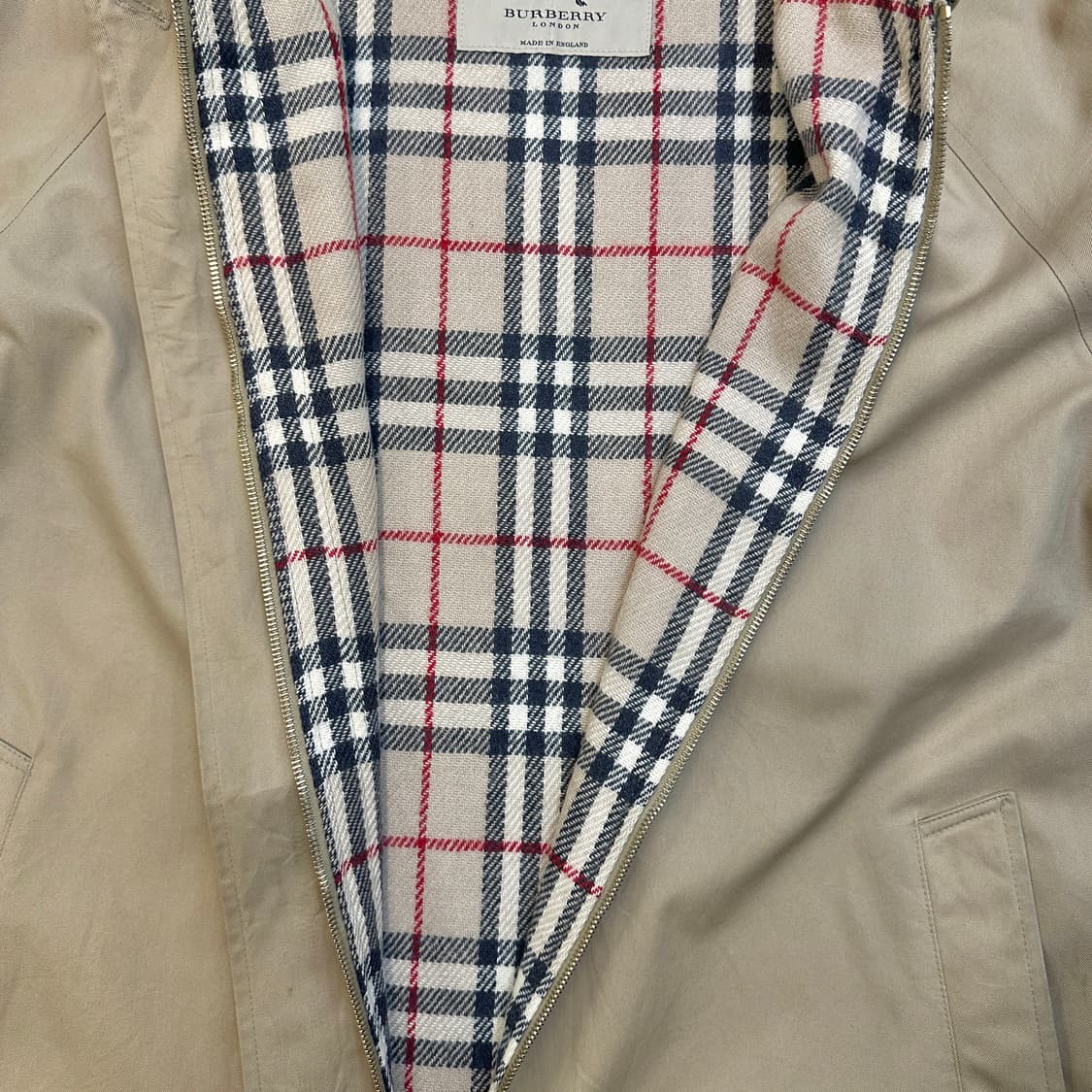 버버리 싱글 집업 코트 상품이미지4
