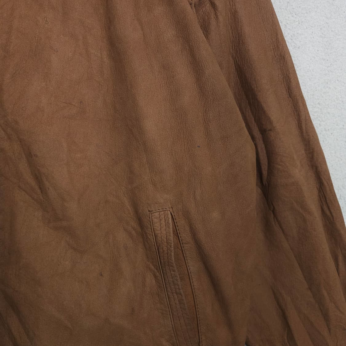 빈티지 양가죽 봄버 자켓 상품이미지7